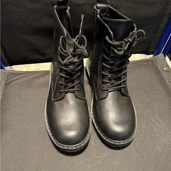 Torrid Stevie Lace-Up Combat Boot (WW) - Picture 1 of 7